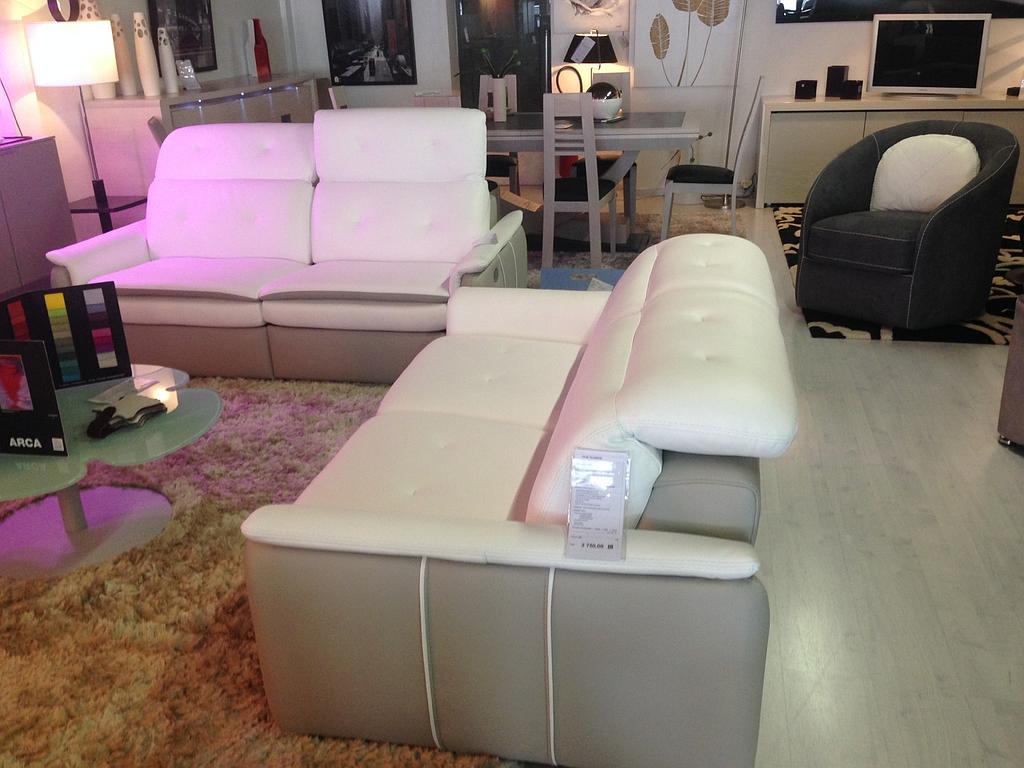 Canapé deux places avec repose tête