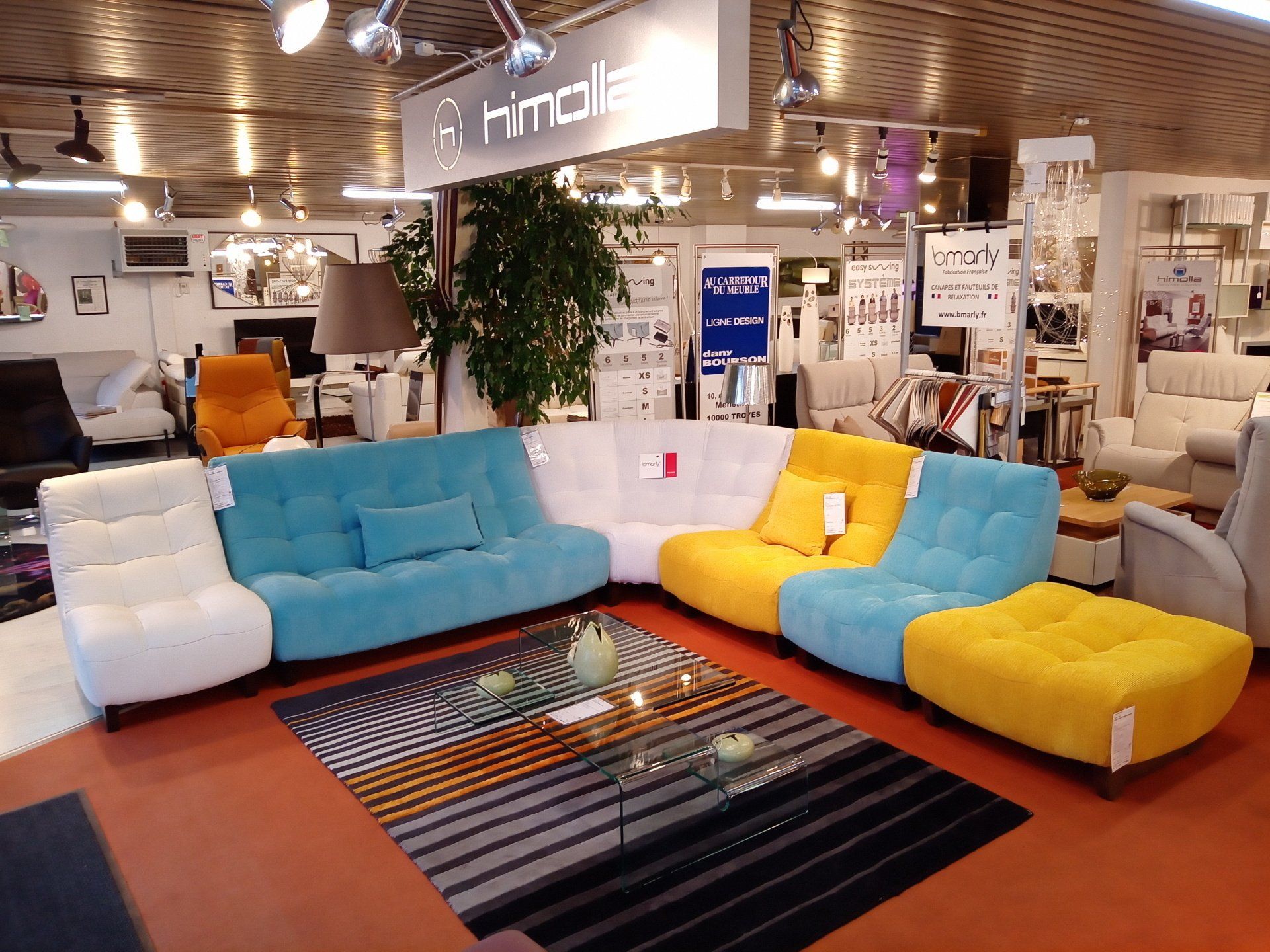 Fauteuil et canapé séparables Himolla