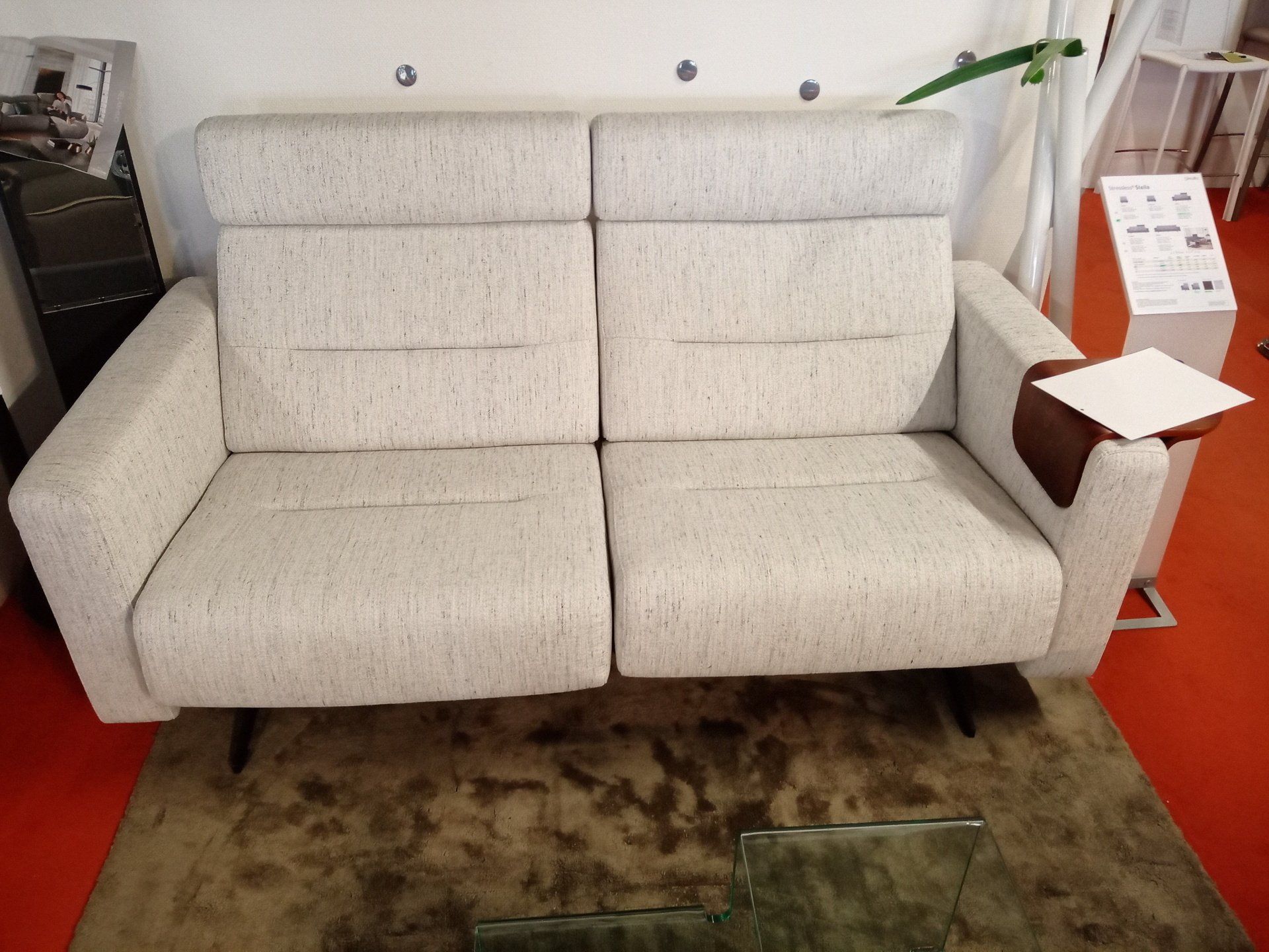 Canapé deux places blanc