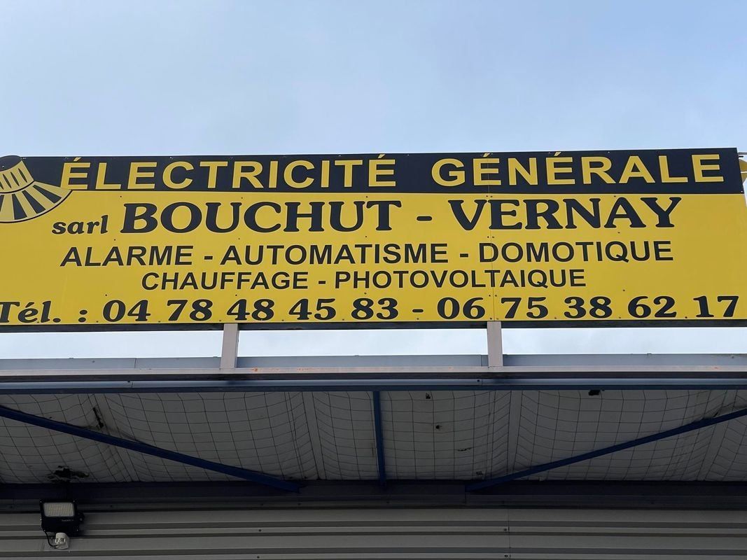 Enseigne : Électricité Générale Bouchut-Vernay
