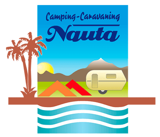 Un logotipo para camping y caravaning nauta