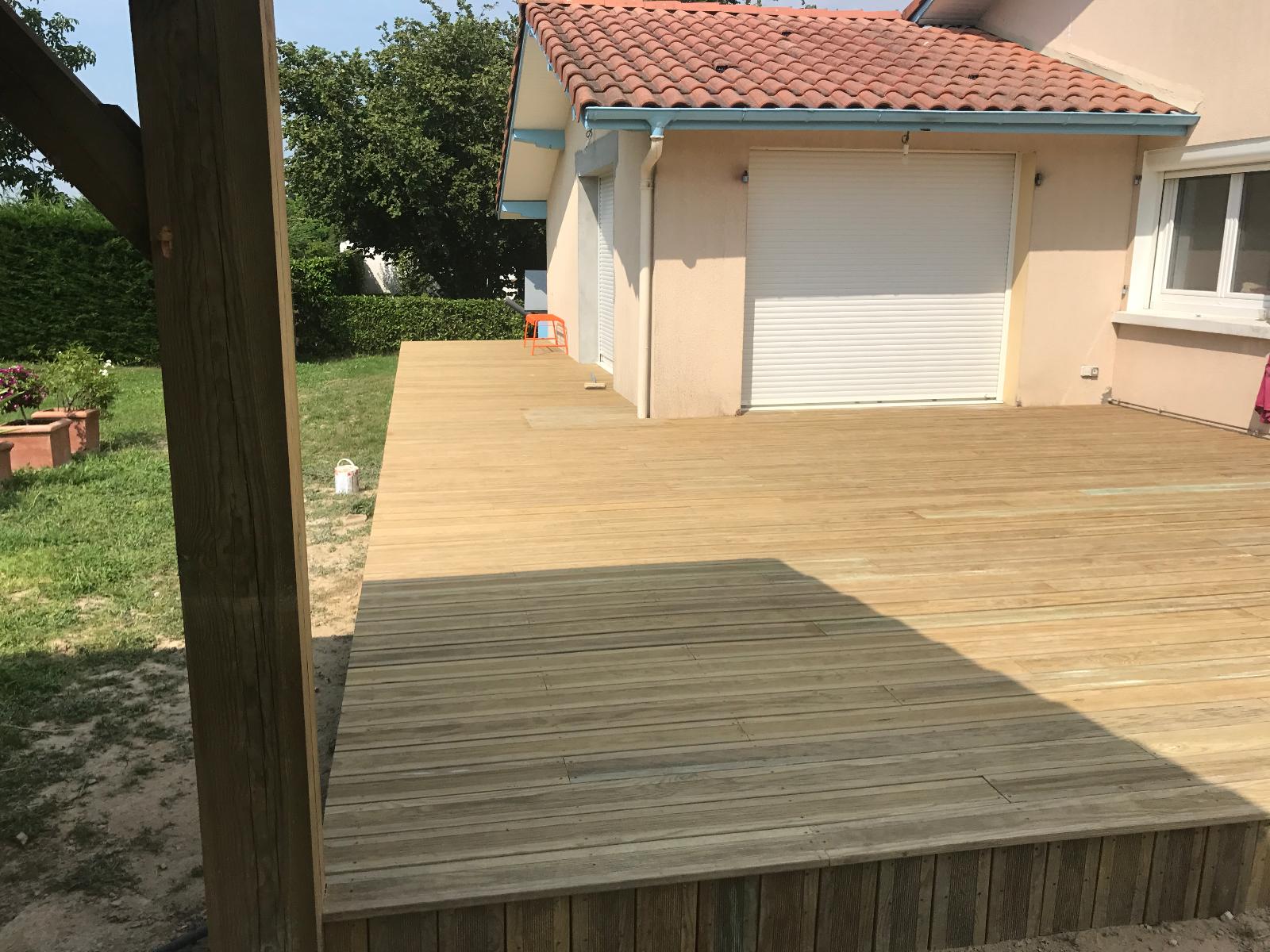 Création d'une terrasse
