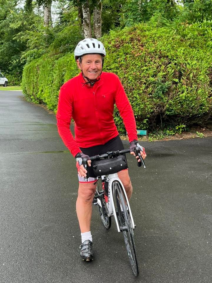 Eric on his bike