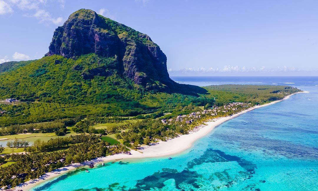 Le Morne Beach in Mauritius