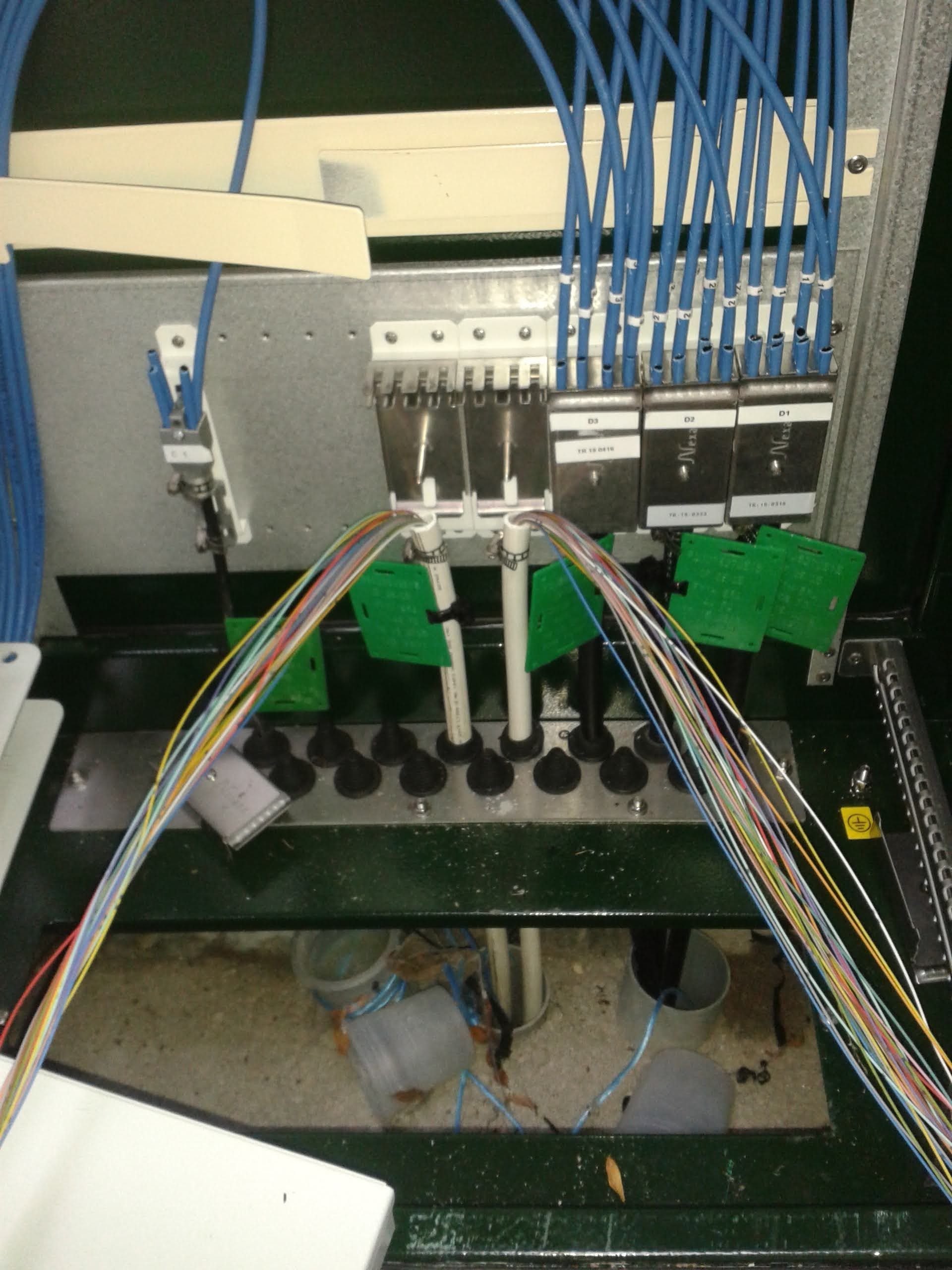 Installation de fibre optique