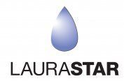 Das Logo von Laurastar ist ein blauer Wassertropfen.