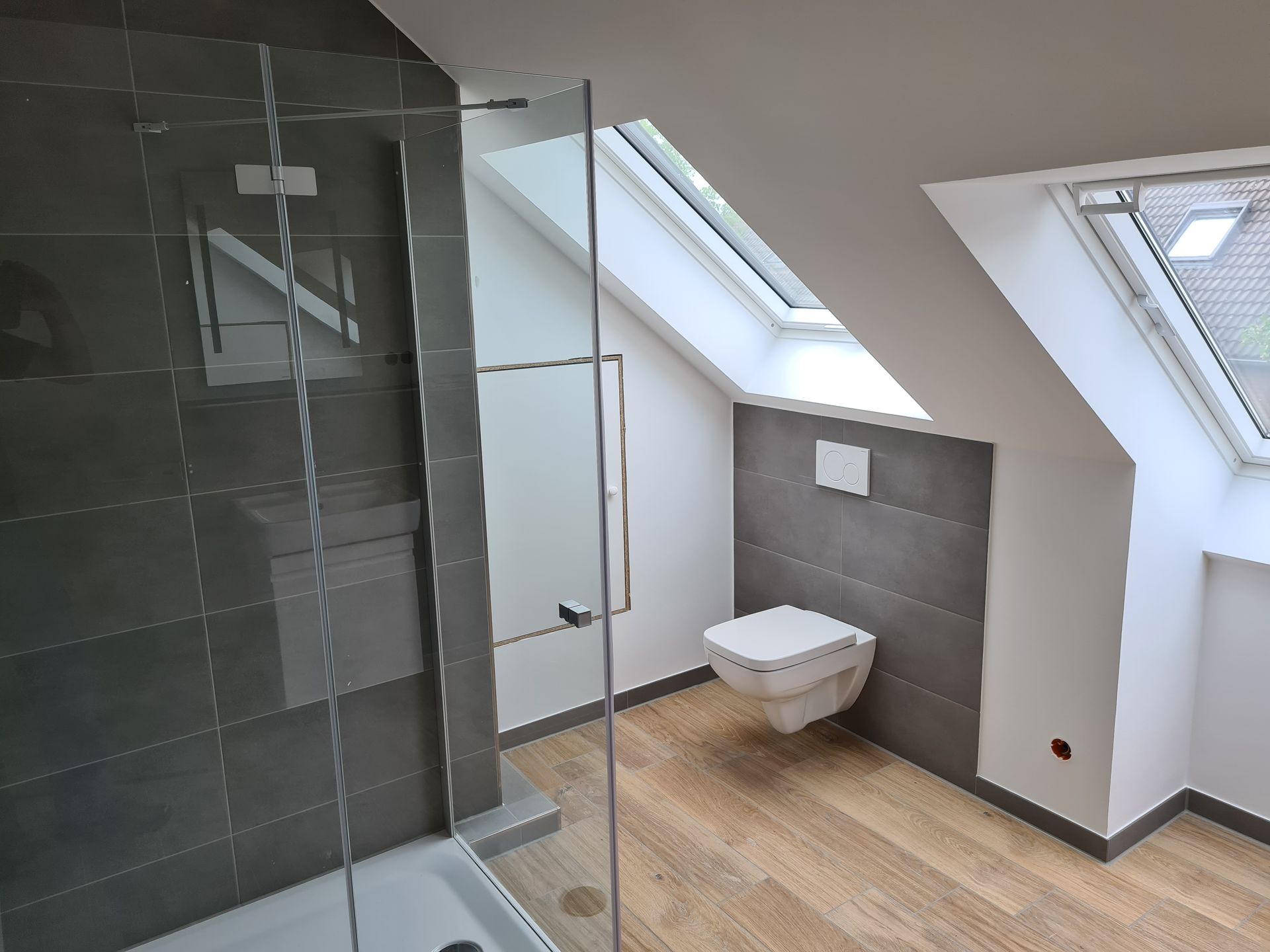 renoviertes Badezimmer