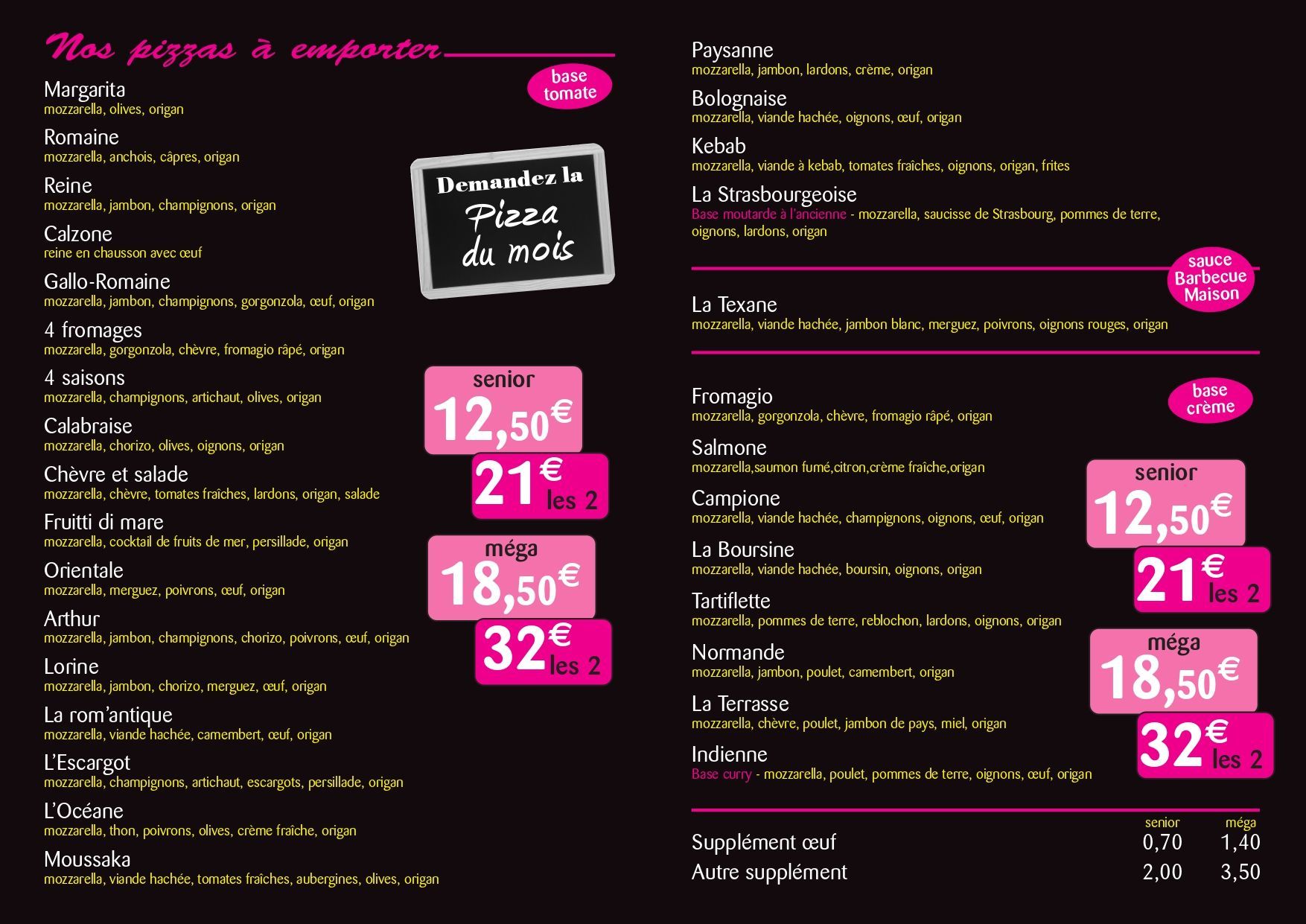 carte a emporter 2