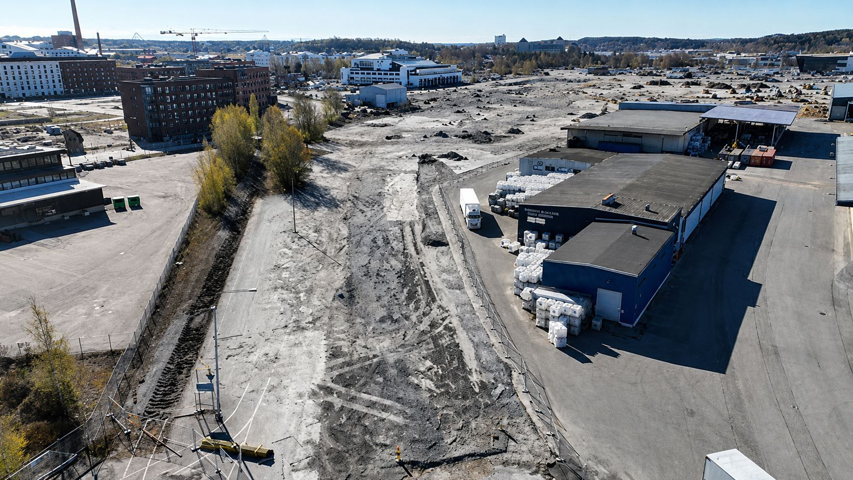 Monihuolinta ilmakuva 2026 ja Ferry Terminal Turku työmaa