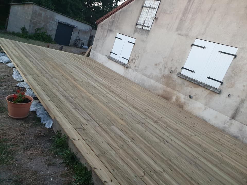 Création d'une terrasse