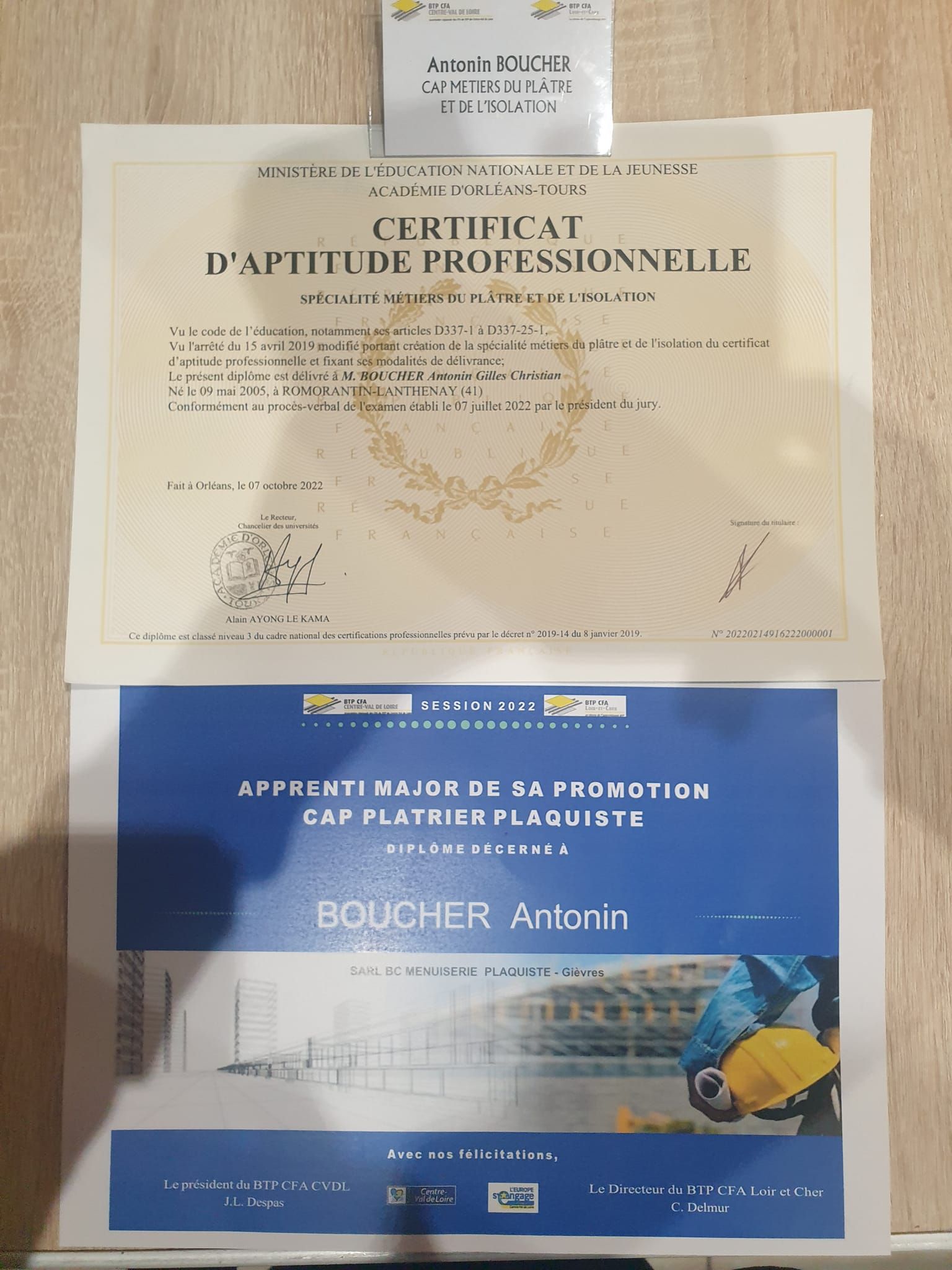 Concours et diplôme d'aptitude