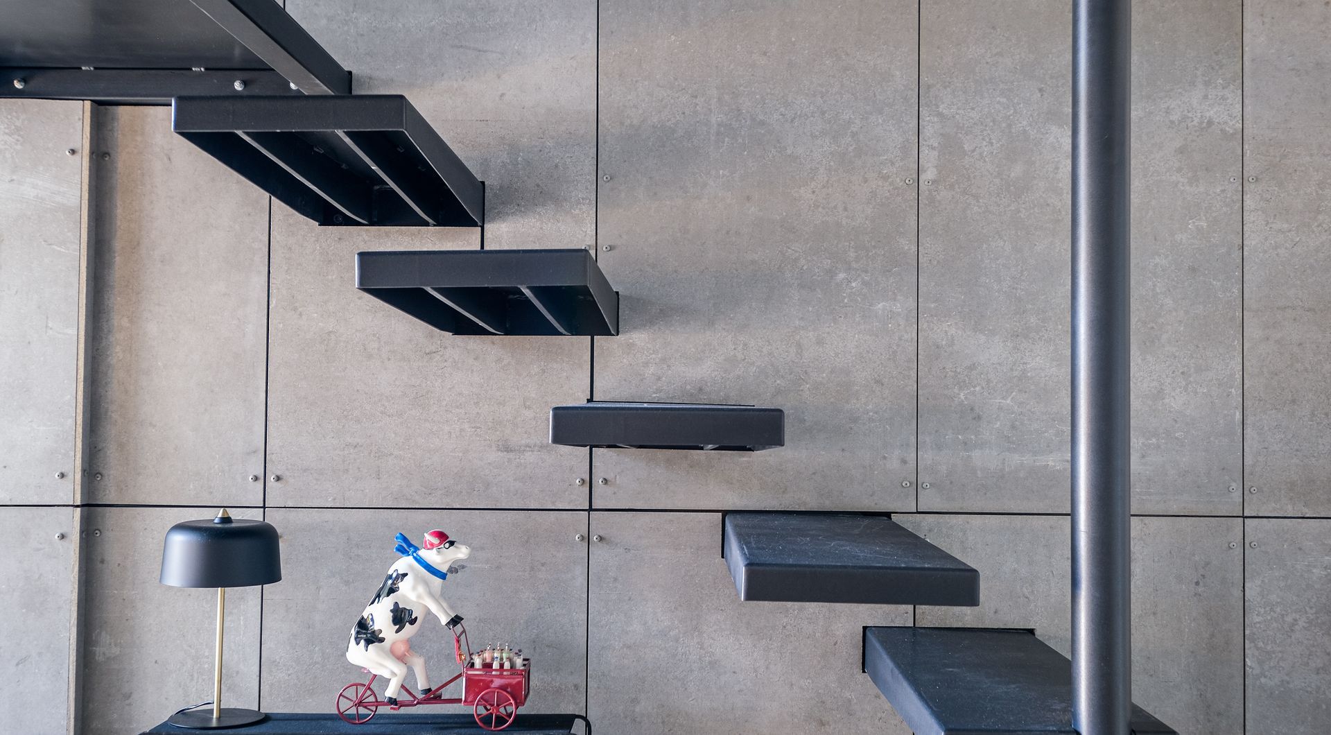 Escalier en aluminium design et contemporain