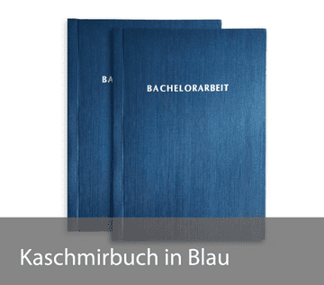 Kaschmirbuch Blau