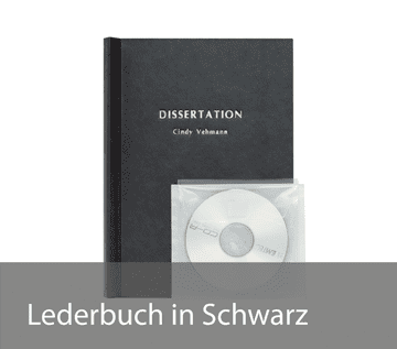 Lederbuch Schwarz