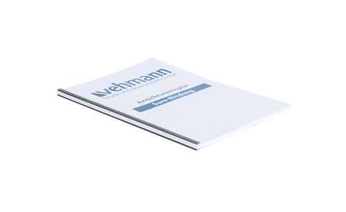 Softcoverbindung, Surebindung, A4, grauer Bindekamm.