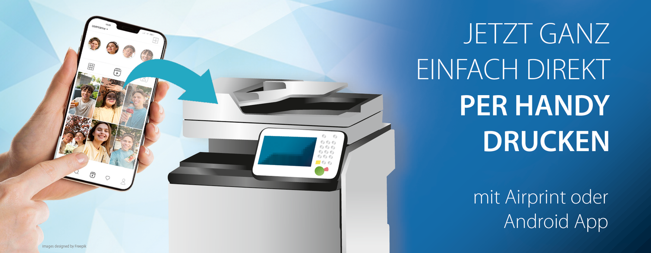 Jetzt ganz einfach direkt per Handy drucken. Mit Airprint oder Android App.
Unser Valentinstagsspezial: 5% auf Leinwände