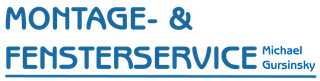 Montage- & Fensterservice Michael Gursinsky – Logo