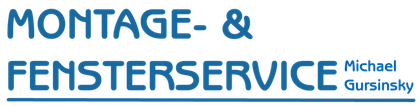 Montage- & Fensterservice Michael Gursinsky – Logo