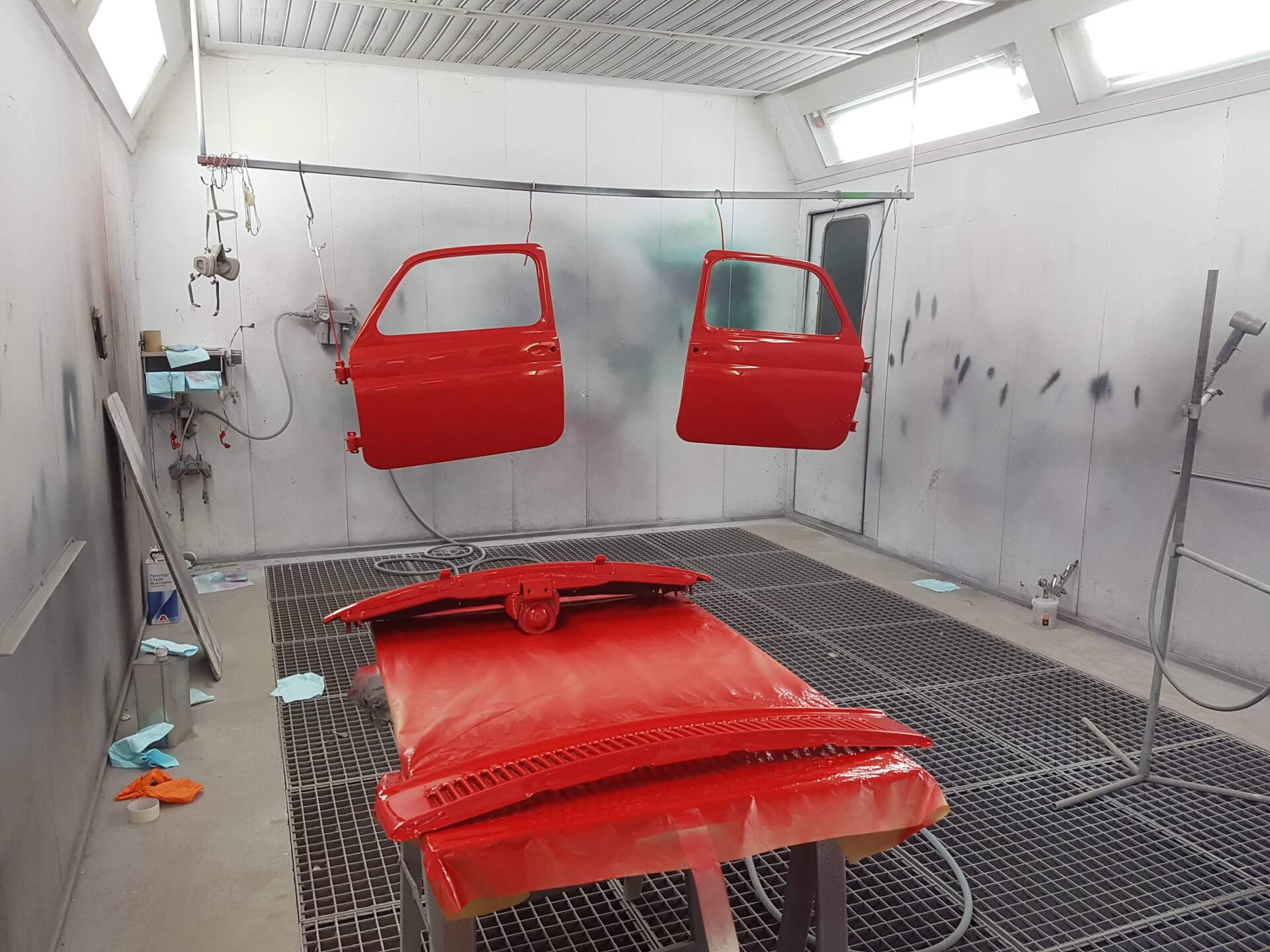 Mise en peinture véhicule