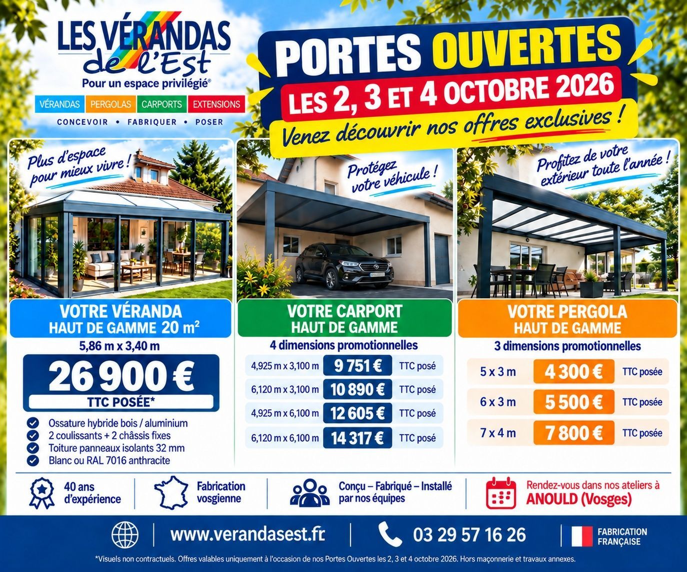 Flyer portes ouvertes octobre 2026