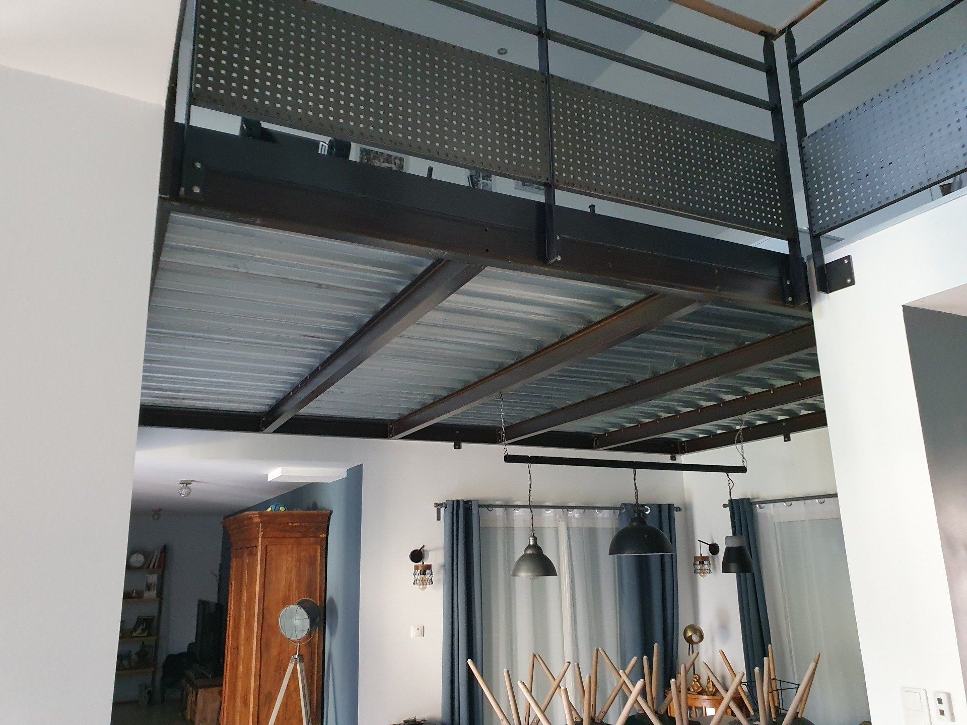 Installation de charpente en métal