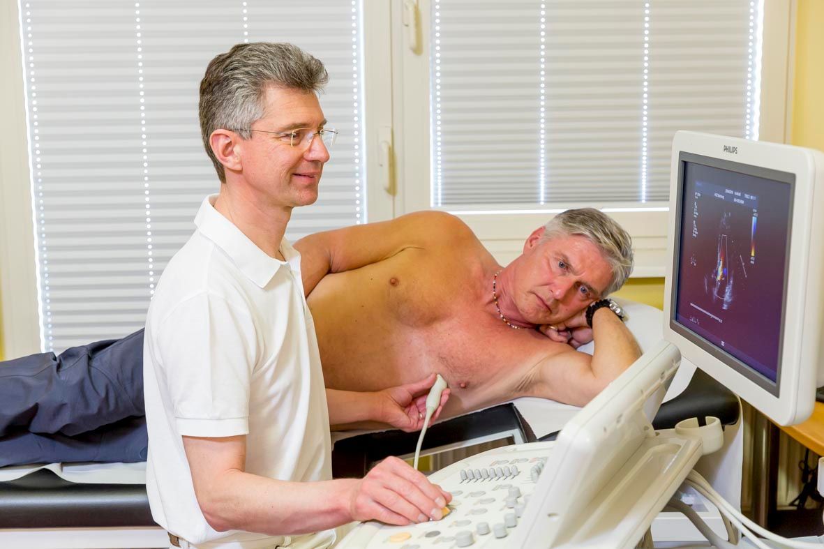 Kardiologe bei der Arbeit