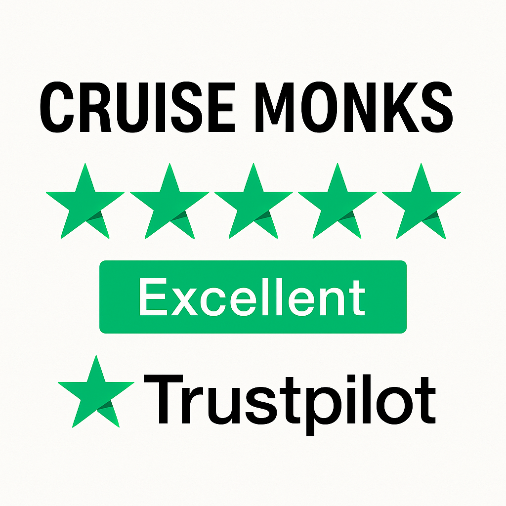 Cruise Monks rated excellent on Trustpilot