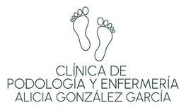 A logo for clinica de podologia y enfermeria