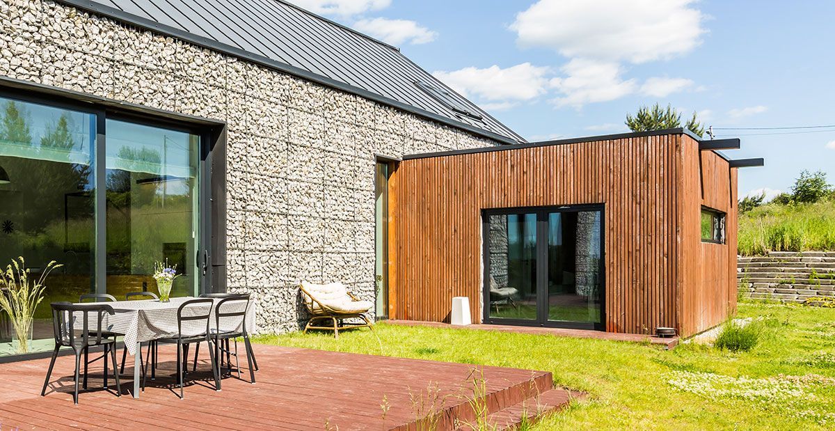 Extension d'une maison à ossature en bois