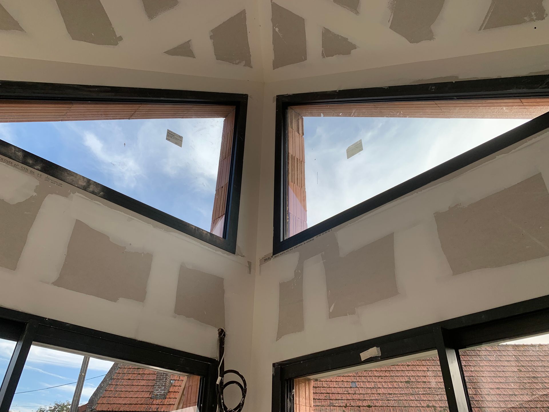 Porte de garage noire