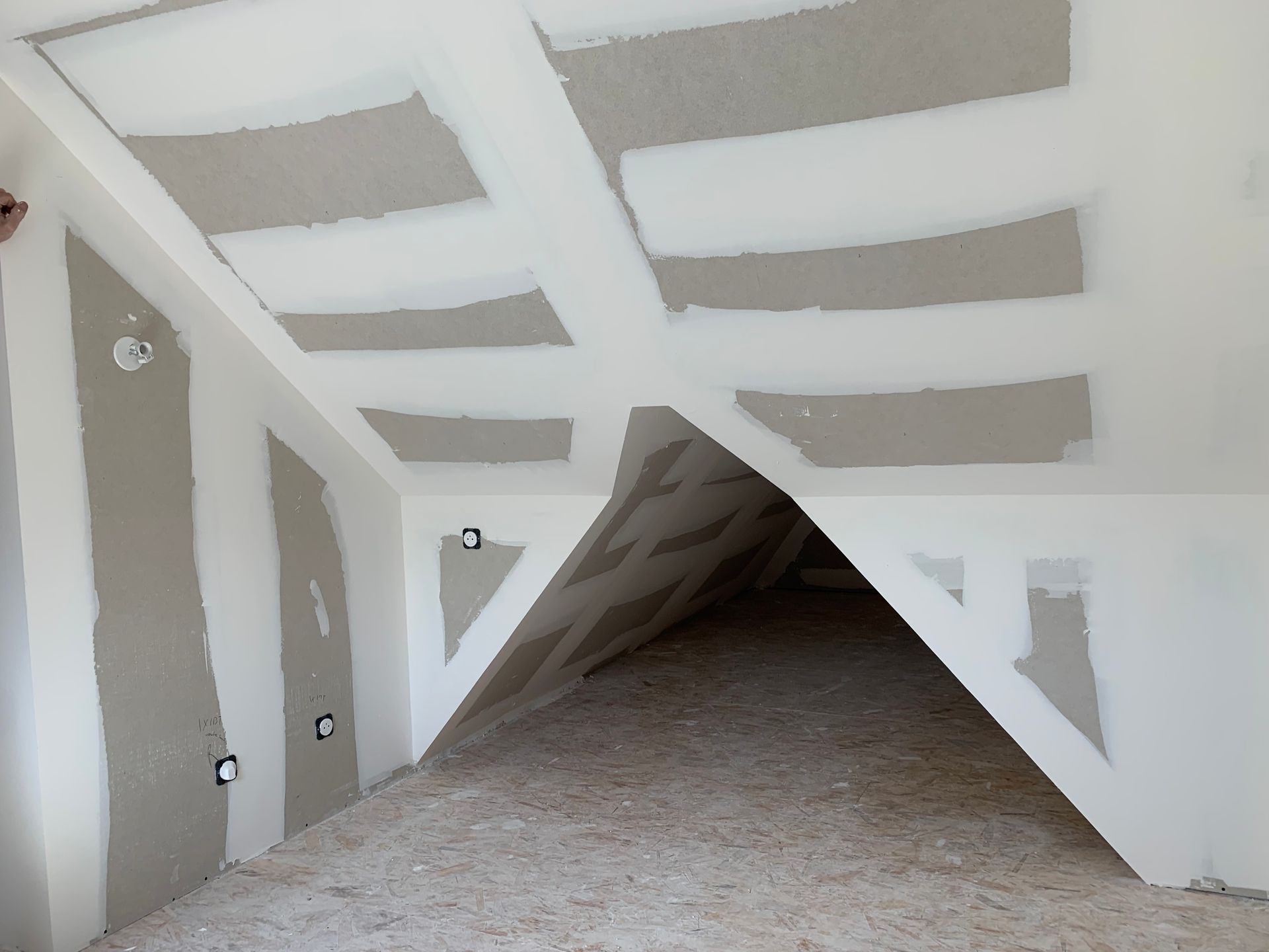 Travaux de plâtrerie