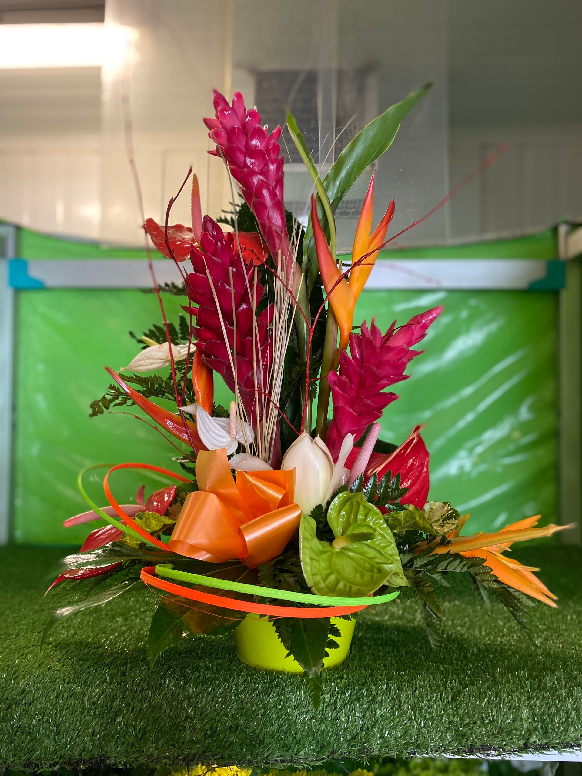 Composition mariage coloré