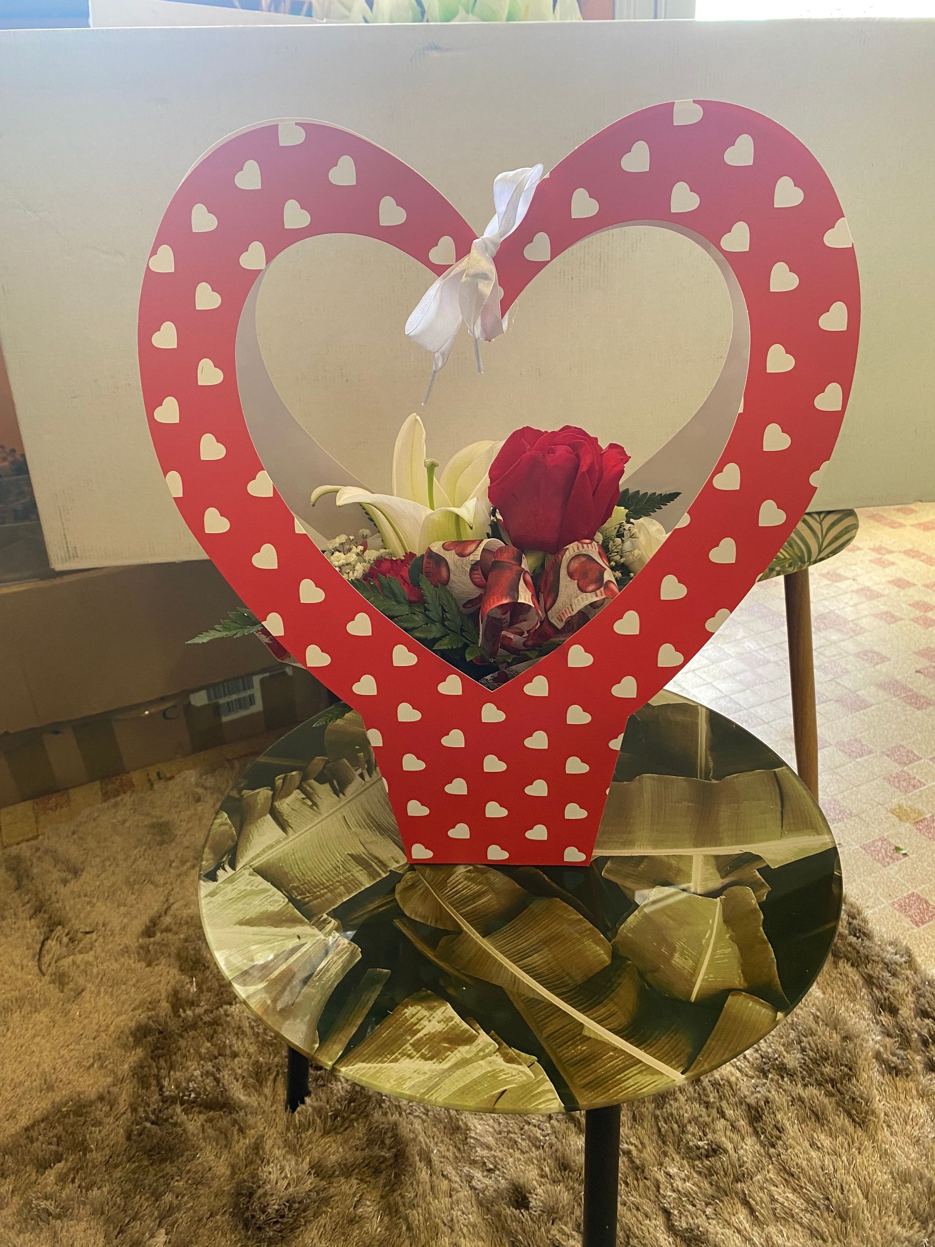 Composition à offrir cœur