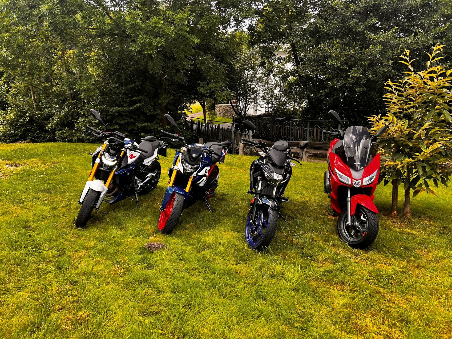 Fahrschulmotorrad von der Fahrschule Christian Ortkras