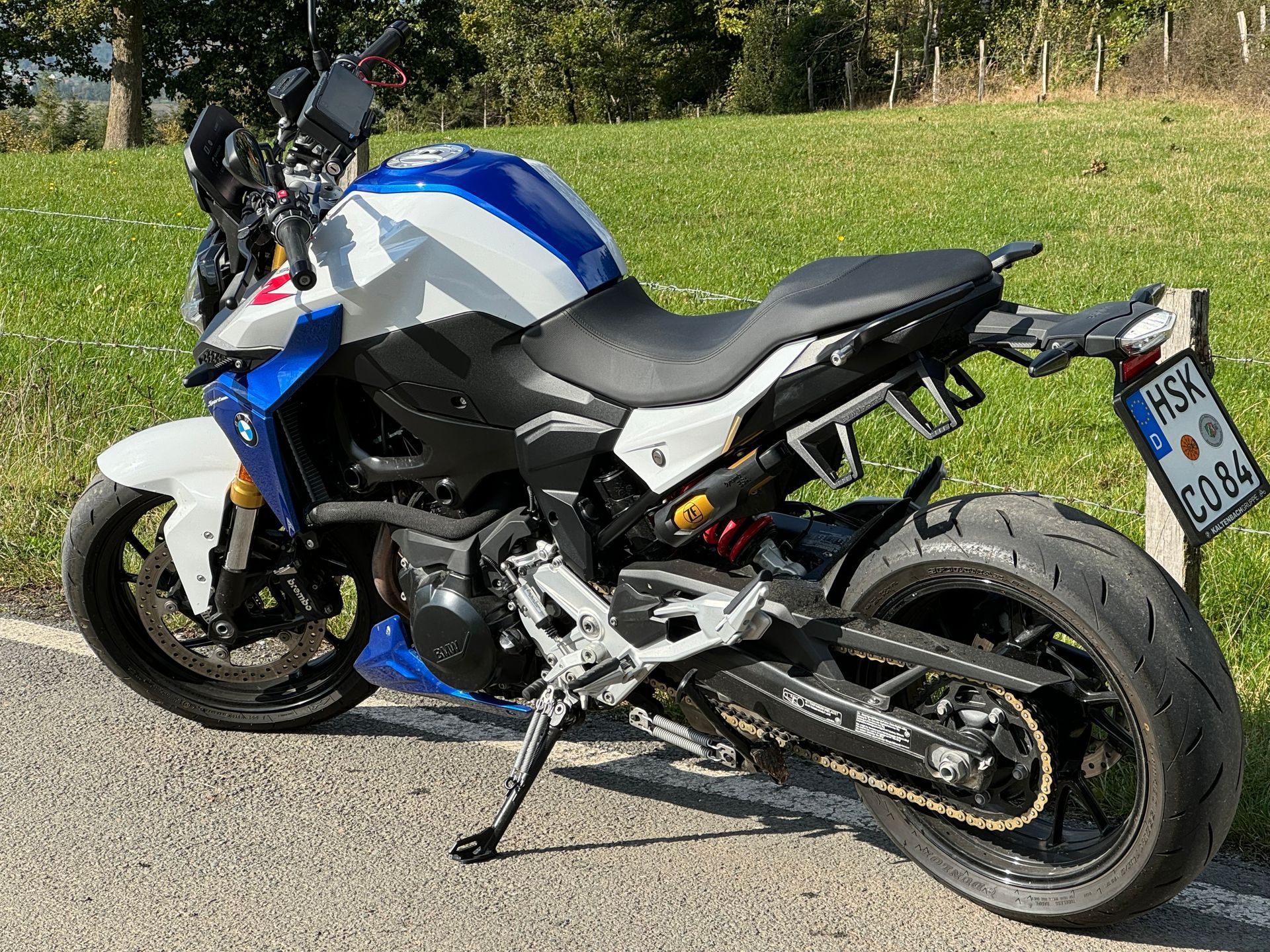 Fahrschulmotorrad von der Fahrschule Christian Ortkras