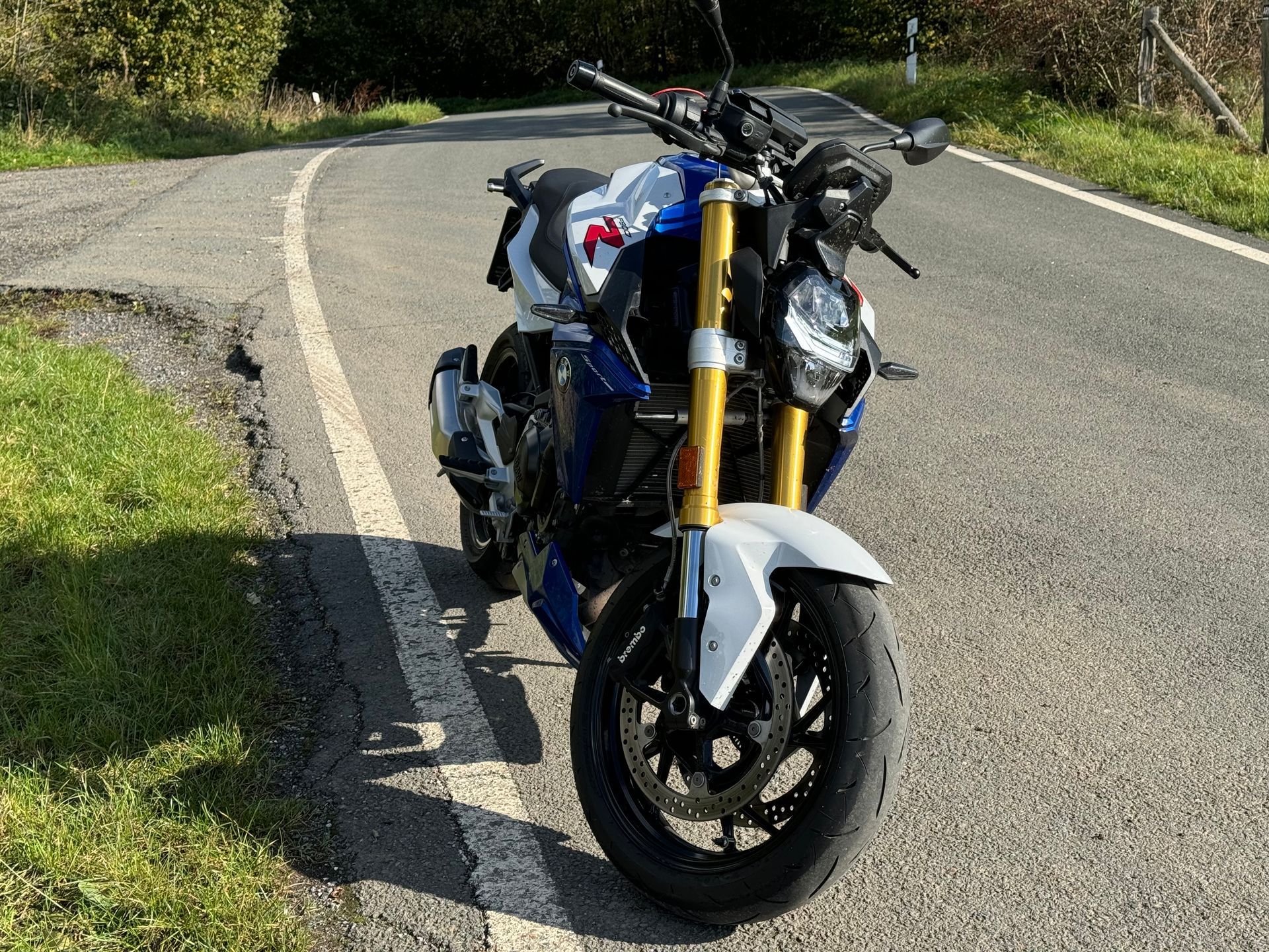 Fahrschulmotorrad von der Fahrschule Christian Ortkras