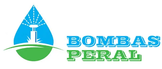 Un logotipo para una empresa llamada Bombas Peral.