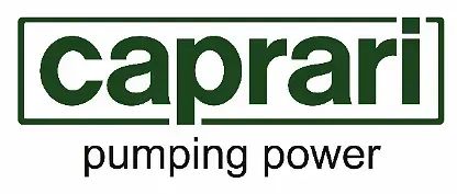 Un logotipo verde y blanco para Capri Pumping Power.
