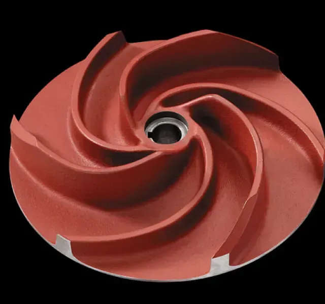 Un primer plano de un remolino rojo sobre un fondo negro.