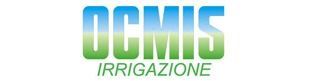 Un logotipo azul y verde para el riego Ogmis.