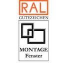 Ein Logo für eine Firma namens RAL Montage Fenster.
