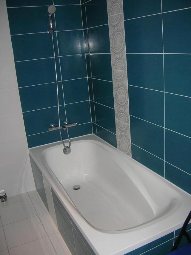 Travaux de carrelage salle de bains