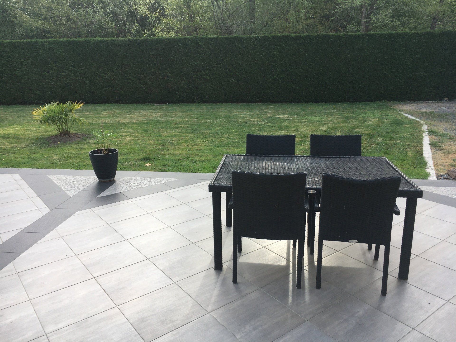 Terrasse carrelage