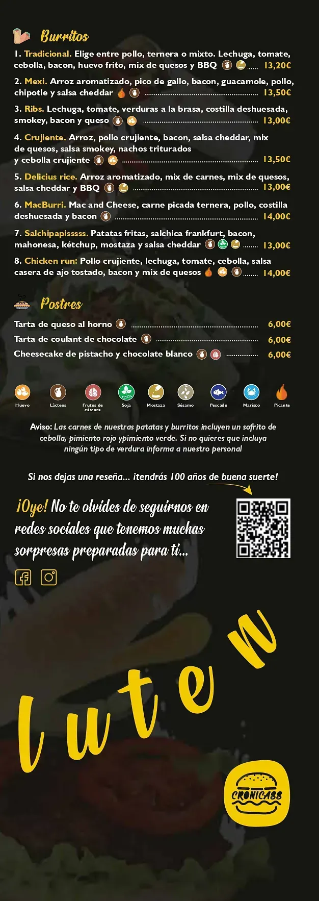 Un fondo negro con mucho texto.