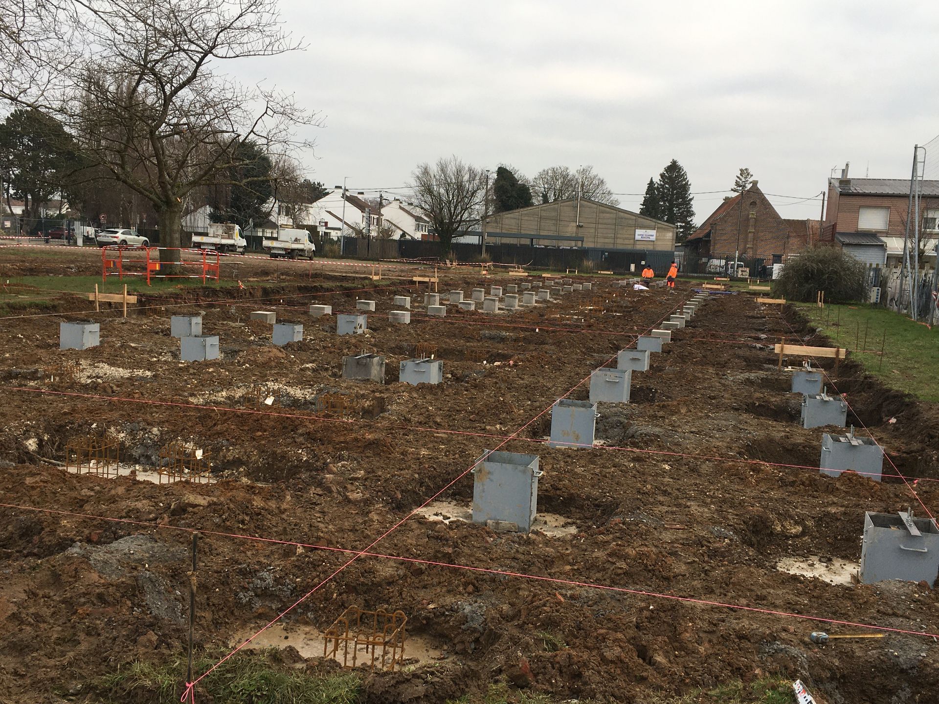 Coffrage de manifs BA pour 2400m² de modulaire