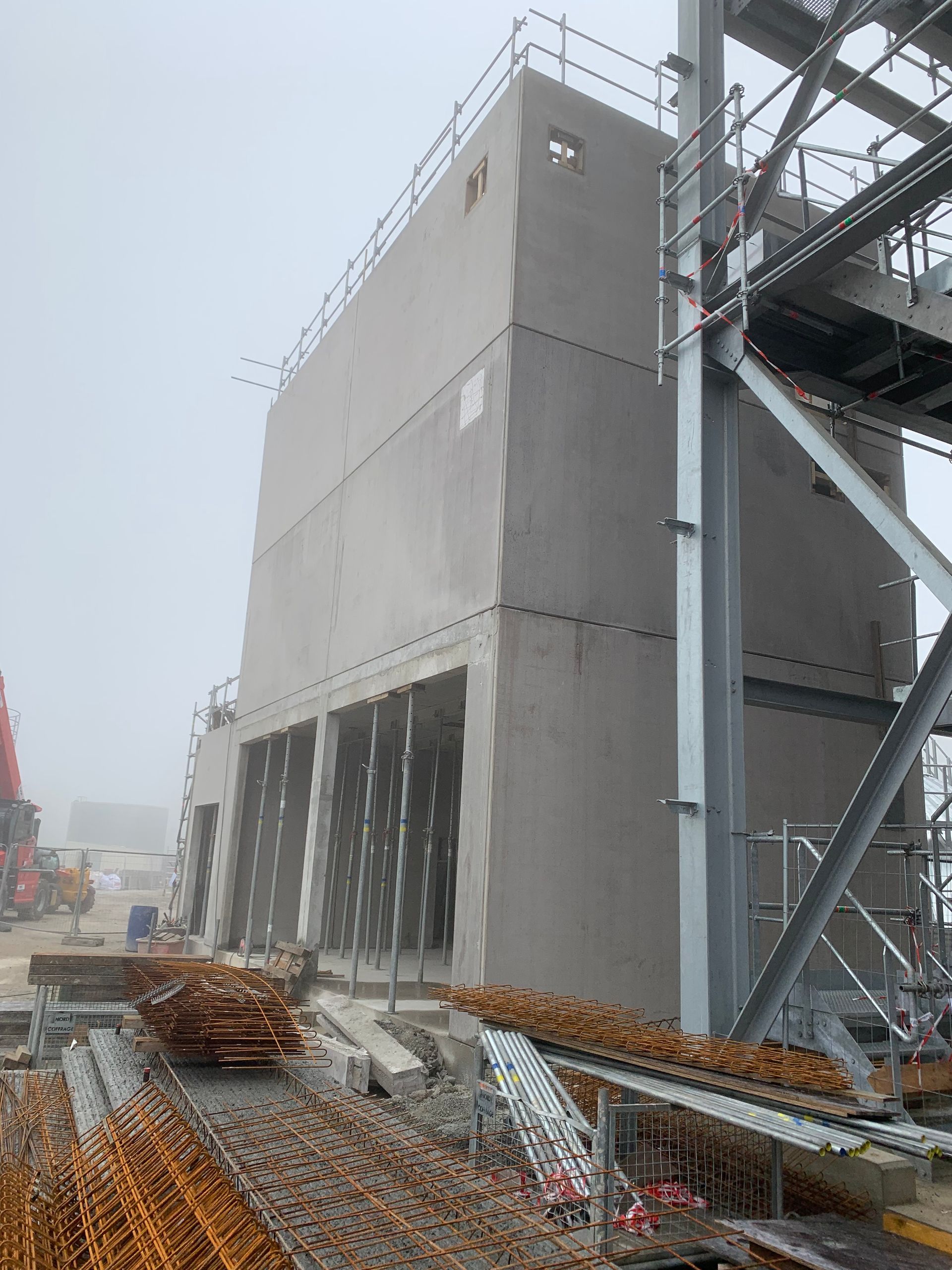 Gros œuvre pour local électrique - Cristal Uniona