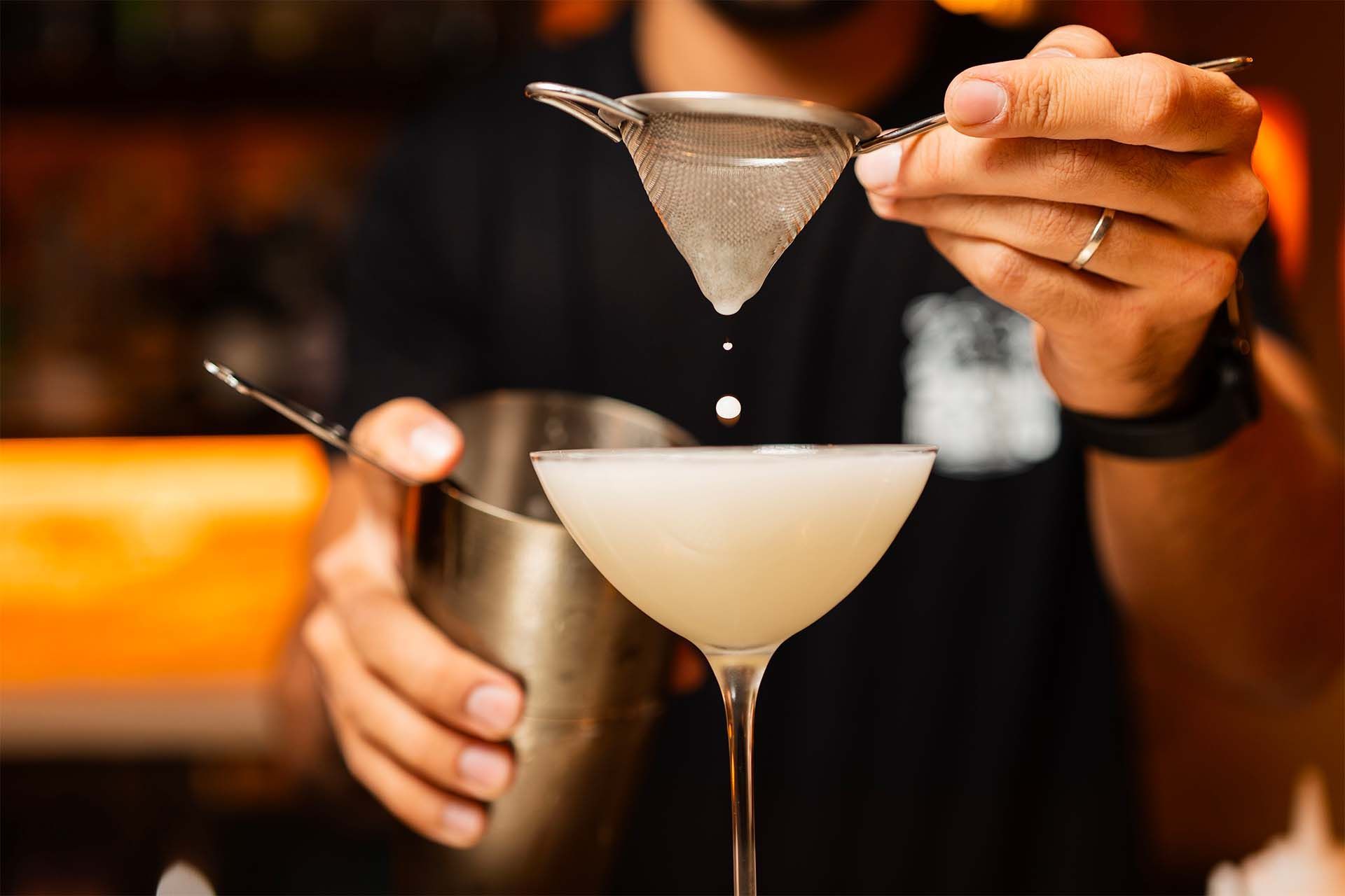 Préparation d'un daïquiri citron vert