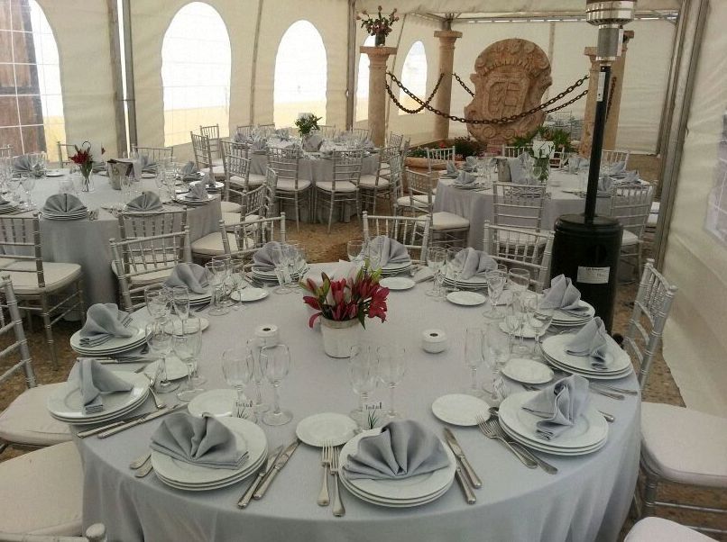 Alquiler de menaje para bodas en  Murcia