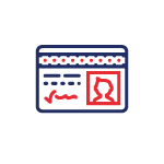 Carte d'identité avec photo et signature.