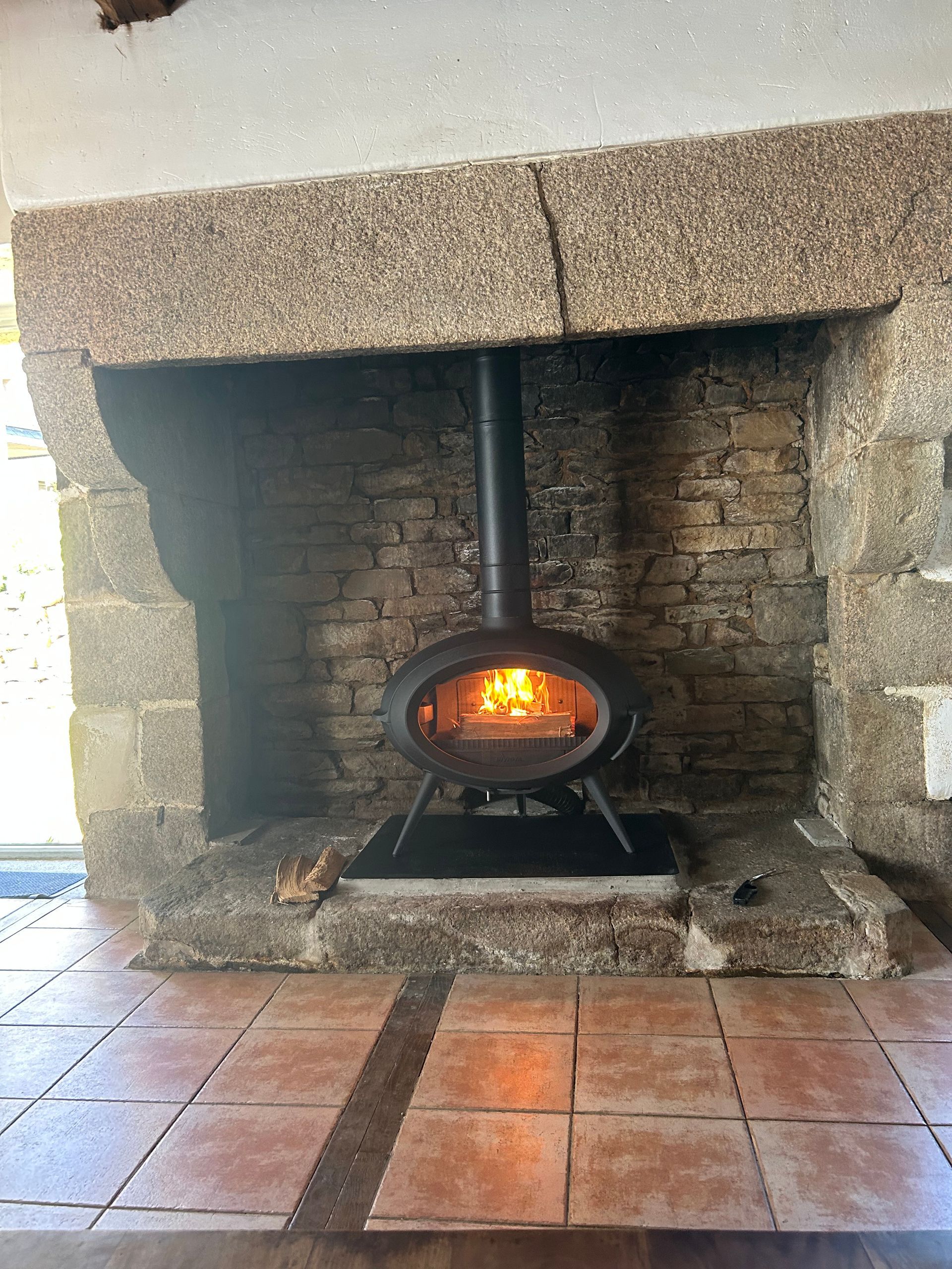 Installation de poêle à bois à Quimperlé